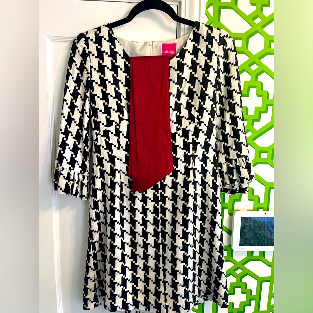 Laroque houndstooth dress